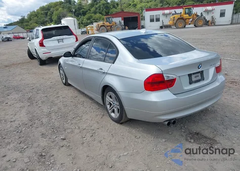 2008 BMW 328I z USA, uszkodzony, nr VIN WBAVA33568KX86654